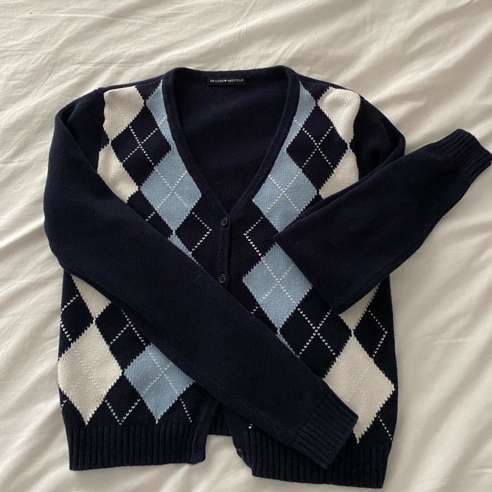 Brandy Melville Argyle Sweater